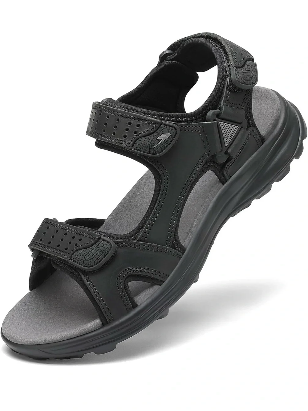 Men's Black Performance Outdoor Sandals